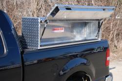 Unique Truck Accessories - Unique Truck HTB60-BT 13"x16"x60"L HD Top Sider .10 Thick Diamond w/Flip Up Door - Image 2