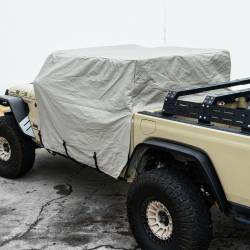 Smittybilt - Smittybilt 1081 Car Cover w/Door Flaps Gray for 20-26 Jeep Gladiator JT - Image 2