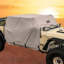 Smittybilt - Smittybilt 1081 Car Cover w/Door Flaps Gray for 20-26 Jeep Gladiator JT - Image 3