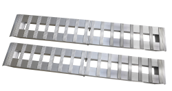 GEN-Y Hitch - GEN-Y GH-102595 Pair 8' Foldable Aluminum Loading Ramps 3K Capacity Per Ramp - Image 1