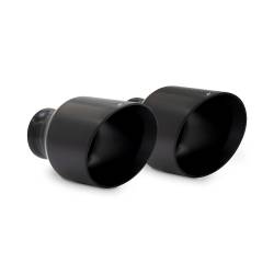 Mishimoto - Mishimoto MMEXH-TIP-MOPARBK Black Exhaust Tips 5" Outlet for 15-24 Charger - Image 1