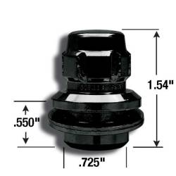 Gorilla Automotive - Gorilla 73634TBC Black Chrome Wheel Lock Set 12MM x 1.50 4 Locks + Key - Image 3