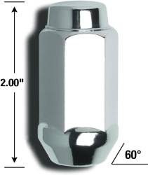 Gorilla Automotive - Gorilla Automotive 76885 Lug Nut Kit w/Locks Dual Hex Acorn 1/2" - Image 3