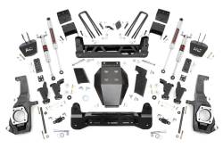 Rough Country Suspension Systems - Rough Country 10440 7.5" Suspension Lift Kit 11-19 Silverado/Sierra 2500HD - Image 1