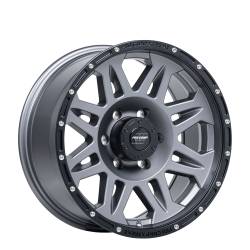 Pro Comp Wheels - Pro Comp Wheels PA05 TORQ 17x8 6x5.5 -6mm Graphite/Black Lip 2605-7883 - Image 3