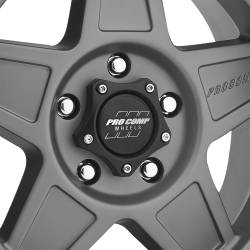 Pro Comp Wheels - Pro Comp Wheels PA35 PREDATOR 17x8.5 5x5.0 0mm Dark Gray/Black PXA2635-78573 - Image 2
