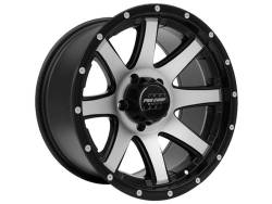 Pro Comp Wheels - Pro Comp Wheels PA76 PATRIOT 17x9 5x5.0 -6mm Gloss Black/Machined PXA3176-7973 - Image 1