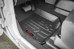 Rough Country Suspension Systems - Rough Country Front Floor Liners Black for Jeep Wrangler JL M-6150_A - Image 2