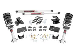 Rough Country Suspension Systems - Rough Country 2"/4" Suspension Lowering Kit Silverado/Sierra 1500 RWD 71640 - Image 1