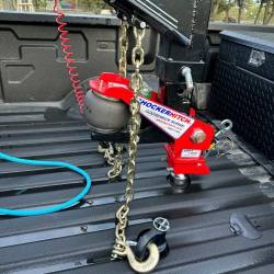 Shocker Hitch - Shocker Hitch 35SQ-BLK-SL Shocker 30K Gooseneck Air Hitch-2-5/16" Ball - Image 2