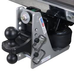 Shocker Hitch - Shocker Hitch SH-520-200BLK Shocker Streamline 10K 2" Aluminum Air Hitch - Image 1