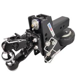 Shocker Hitch - Shocker Hitch SH-HDMB636-300-25 Shocker HD 16K 3" Max Black Air Receiver Hitch - Image 1