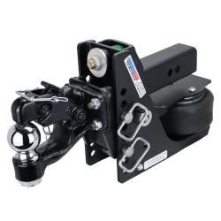 Shocker Hitch - Shocker Hitch SH-MB636-200-25 Shocker 12K 2" Max Black Air Receiver Hitch - Image 1