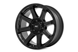 Rough Country Suspension Systems - Rough Country 81 Series Wheel 20x9 6x5.5 0mm Semi Gloss Black 81200912A - Image 1