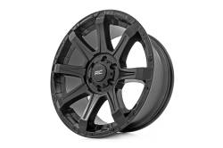 Rough Country Suspension Systems - Rough Country 81 Series Wheel 20x9 6x5.5 0mm Semi Gloss Black 81200912A - Image 3