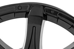 Rough Country Suspension Systems - Rough Country 81 Series Wheel 20x9 6x5.5 0mm Semi Gloss Black 81200912A - Image 5