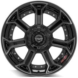 4PLAY - 4PLAY Wheels 4P70 22x10 5x5.0/5.5 -24mm Black/Brushed 4P70-22100-5D55-24BBT - Image 2