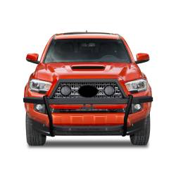 Black Horse Off Road - Black Horse RAGT01-PLFB Rambler Grille Guard 5.3" LED's for 05-23 Toyota Tacoma - Image 2
