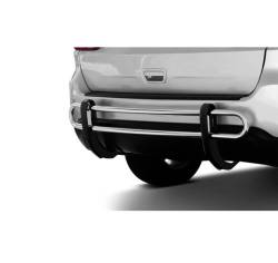 Black Horse Off Road - Black Horse 8D047018SS Stainless Steel Rear Bumper Guard for 11-19 Ford Explorer - Image 2