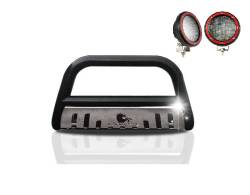Black Horse Off Road - Black Horse CBBS-HOB3501SP-PLFR Bull Bar Kit 5.3" LED's for 97-01 Honda CRV - Image 2