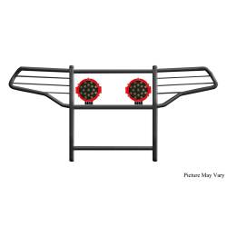 Black Horse Off Road - Black Horse 17FJ31MA-PLR Black Grille Guard w/LED for 20-24 Ford Explorer - Image 1