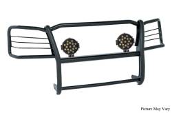 Black Horse Off Road - Black Horse 17FP10MA-PLB Black Grille Guard w/LED for 19-23 Ford Ranger - Image 2