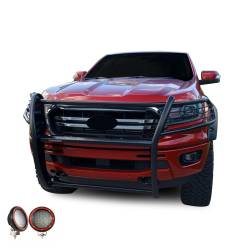 Black Horse Off Road - Black Horse 17FP10MA-PLFR Black Grille Guard w/LED for 19-23 Ford Ranger - Image 2