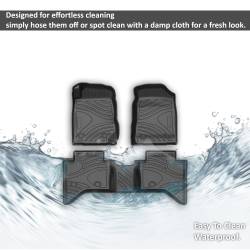 Black Horse Off Road - Black Horse FMCCO15 Totaliner Floor Liner Anti-Skid Floor Mat 15-19 Colorado - Image 2