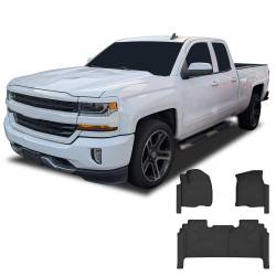 Black Horse Off Road - Black Horse FMCSI19 Totaliner 3.5mm Anti-Skid Floor Mat 19-24 Silverado 1500 - Image 1