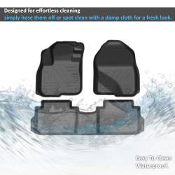Black Horse Off Road - Black Horse FMHCR17 Totaliner HD Anti-Skid Floor Mat Rug Liner 17-22 Honda CR-V - Image 2