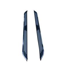 Black Horse Off Road - Black Horse PINIF79 PINNACLE Running Boards Black/Silver 05-24 Frontier Crew Cab - Image 2