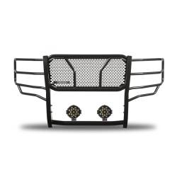 Black Horse Off Road - Black Horse RU-CHSI14-B-PLB Rugged Grille Guard 7.0" Blk LED for Silverado 1500 - Image 1