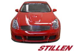Stillen - Stillen 1036009 Unpainted Front Bumper Fascia for 03-07 Infiniti G35 Coupe - Image 9