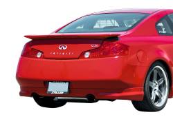 Stillen - Stillen 103618 Rear Bumper Lower Valance Unpainted for 03-07 Infiniti G35 Coupe - Image 2
