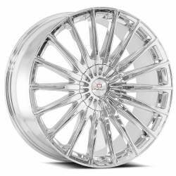 Cavallo - Cavallo CLV-34228551143120+38NC CLV-34 Wheel 22x8.5 5x4.5 5x120 38mm Chrome - Image 1