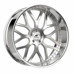 Amani - Amani Wheel ALL22933970F15BCX ALLORA 22x9 5x115/120 15mm Brushed/Chrome - Image 1