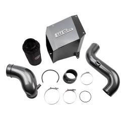 Wehrli Custom Fabrication - Wehrli WCF100303-GB Intake Kit Stage-2 4" for 07.5-10 Duramax LMM Gloss Black - Image 1