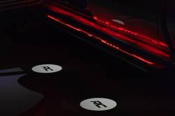 Rough Country Suspension Systems - Rough Country LED Backlit Running Boards Black F150/Super Duty Crew 55005 - Image 1