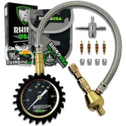 Rhino USA - Rhino USA DEFLATOR-GAUGE 60psi Tire Deflator Gauge - Image 1