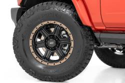 Rough Country Suspension Systems - Rough Country 79 Series Wheel 18x9 6x5.5 0mm Semi Gloss Black/Bronze 79180912A - Image 6