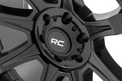 Rough Country Suspension Systems - Rough Country 81 Series Wheel 20x10 6x5.5 -19mm Semi Gloss Black 81201812A - Image 4