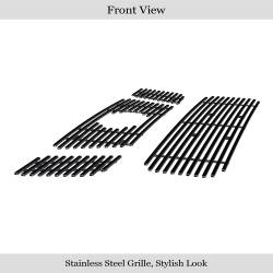 APS - APS Stainless Billet Grille Black for 08-12 Nissan Titan GR14FGG13J - Image 2