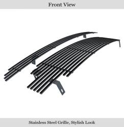 APS - APS Stainless Billet Grille Black for 01-04 Toyota Tacoma GR20HGG72J - Image 2