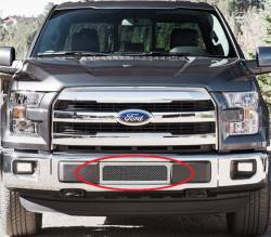 APS - APS Wire Mesh Bumper Grille-Polish 15-17 Ford F150 GR06GFC13T - Image 1