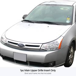 APS - APS Stainless Billet Grille-Polish 08-11 Ford Focus GR06FFF62S - Image 1