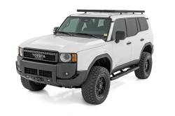 Rough Country Suspension Systems - Rough Country 4.5" Oval Tube Nerf Steps Black for 24-25 Land Cruiser 21018 - Image 2