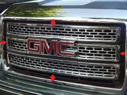 Quality Automotive Accessories - QAA SGC54182 2Pc Chrome ABS Grille Overlay for 2014-2015 Chevy Silverado - Image 2