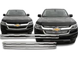 Quality Automotive Accessories - QAA SGC54184 2Pc Chrome ABS Grille Overlay for 2014-2015 Chevy Silverado - Image 1
