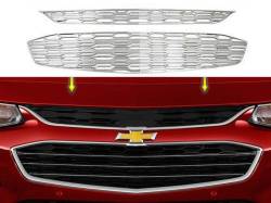 Quality Automotive Accessories - QAA SGC54184 2Pc Chrome ABS Grille Overlay for 2014-2015 Chevy Silverado - Image 3