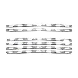 Quality Automotive Accessories - QAA SGC59170 4Pc Chrome ABS Grille Overlay for 2019-2021 Chevy Silverado - Image 2